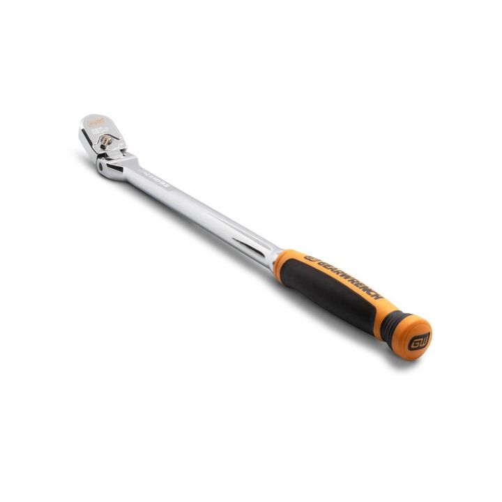 GEARWRENCH 120XP 3/8 Inch Drive Dual Material Handle Flex Head Teardrop Ratchet, large image number 5