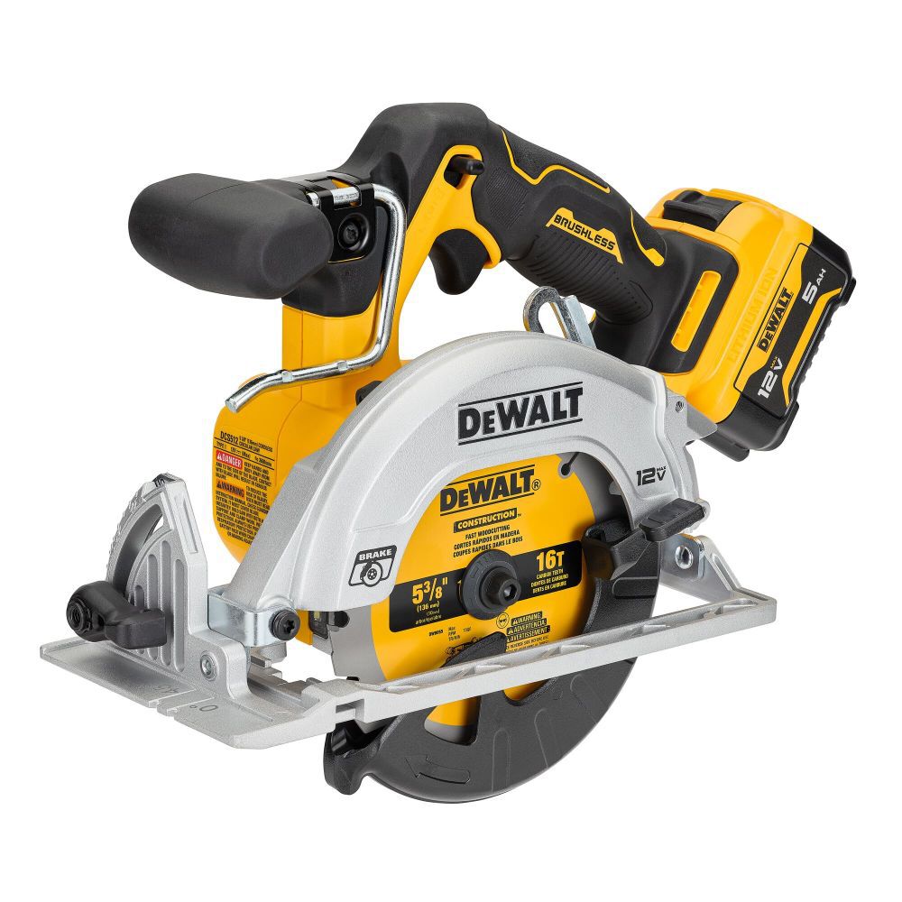 DEWALT Xtreme 12V Max 5-3/8 in Brushless Cordless Circular Saw Kit, large image number 4