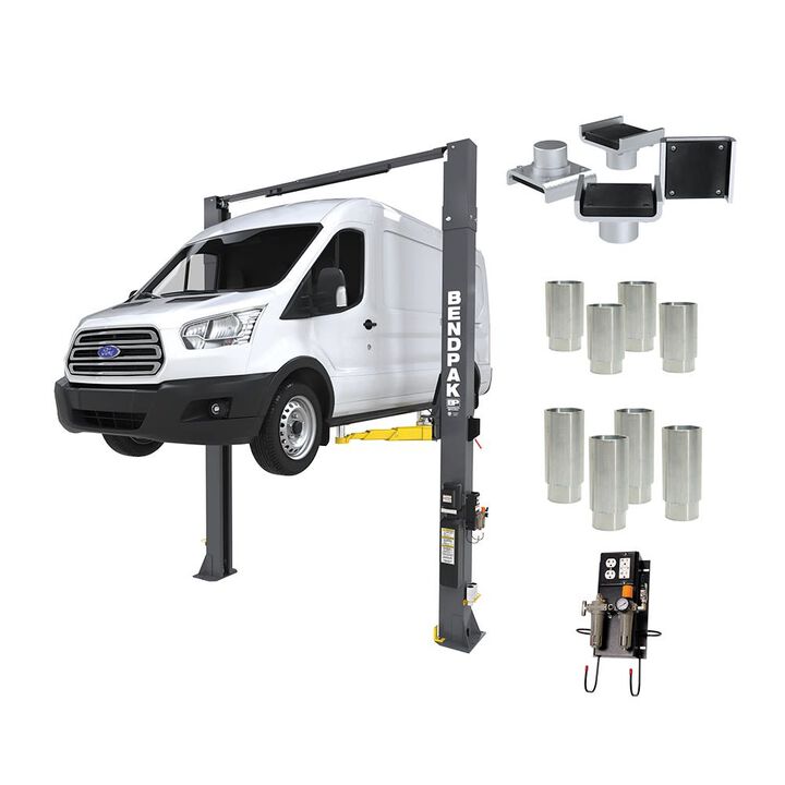 Bendpak 10AP-168 Pro Series 10000 Lbs Two-Post Lift with Tall Adapters
