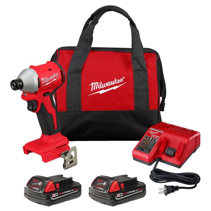 Milwaukee Promotional M18 Compact 1/4 in Hex Impact Driver Kit