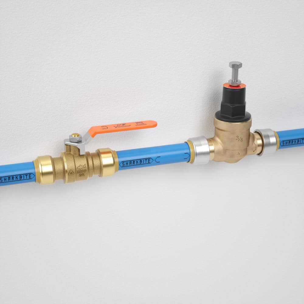 Sharkbite 3/4in x 3/4in 200 Psi Brass Push Fit Ball Valve, large image number 2