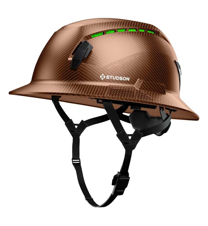 Studson Full Brim Vented Safety Helmet Type 2 Class C Fiber Metal 2XL