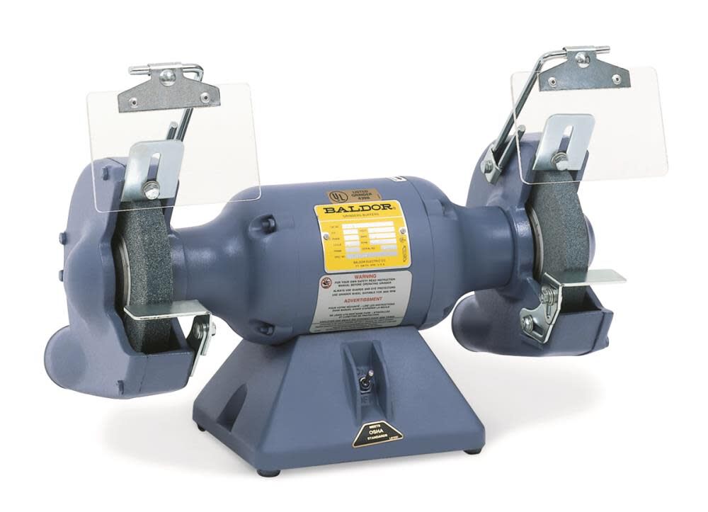Baldor-Reliance 7In 1/2HP 3600RPM Grinder with Exhaust Guards, large image number 1