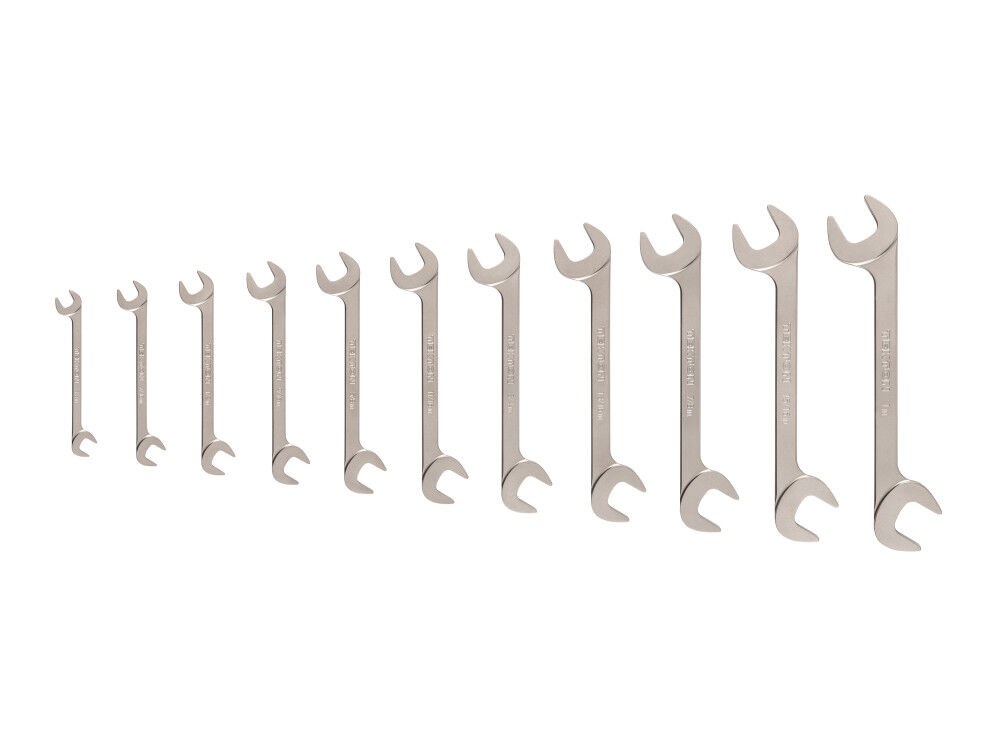 Tekton Angle Head Open End Wrench Set, 11-Piece (3/8-1 Inch), large image number 1