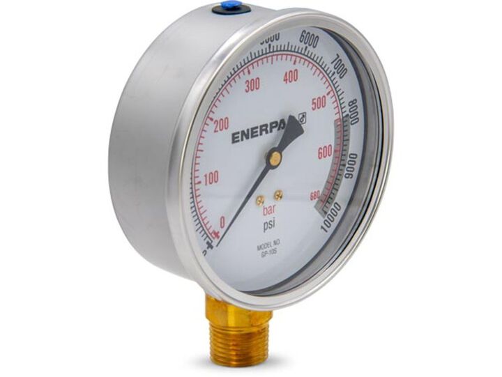 Enerpac 4 Inch 10000 PSI Force & Pressure Gauge