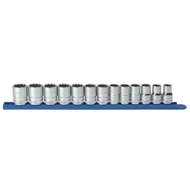 GEARWRENCH 1/2in Drive 12 Point Standard Metric Socket Set 13pc