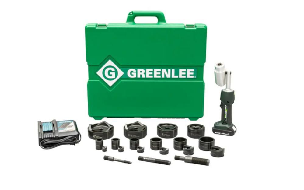 Greenlee Battery-Hydraulic Knockout Kit with Slug-Buster 1/2 Inch - 4 Inch, large image number 1