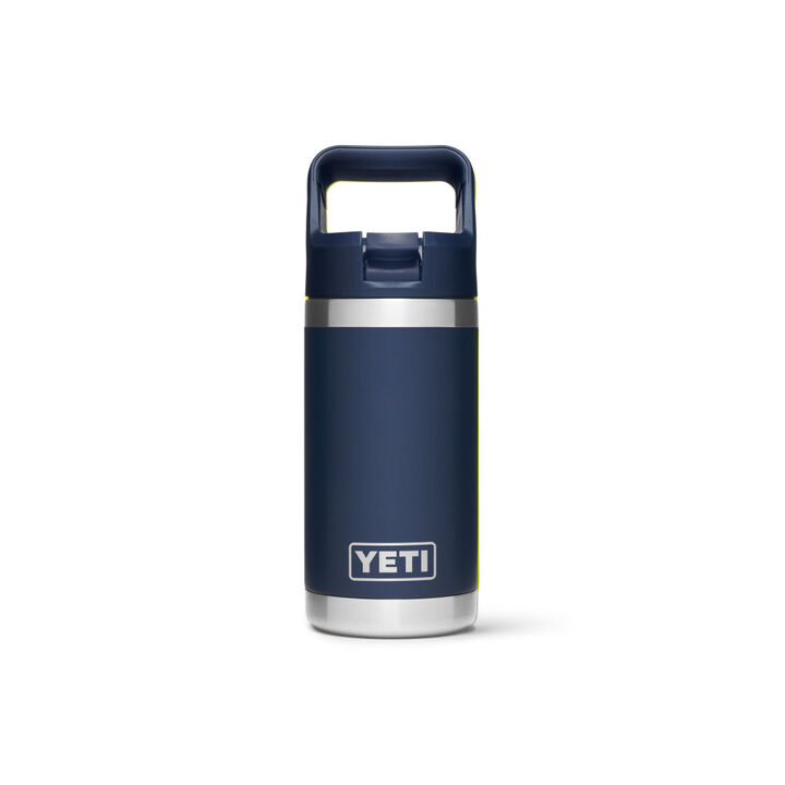 YETI 12 Oz Rambler Jr Kids Water Bottle with Straw Cap Navy