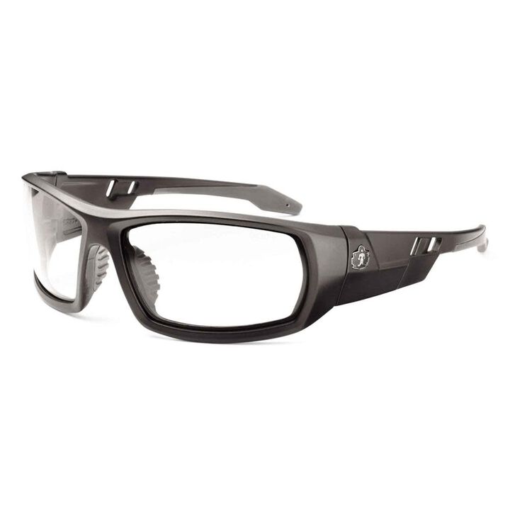 Ergodyne Skullerz Odin Safety Glasses, Clear Lens, Black, Matte