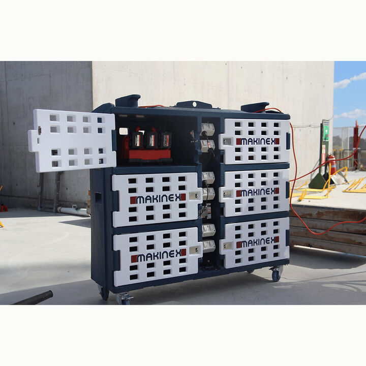 Makinex Fire Retardant 6 Door Mobile Charge Pod, large image number 1