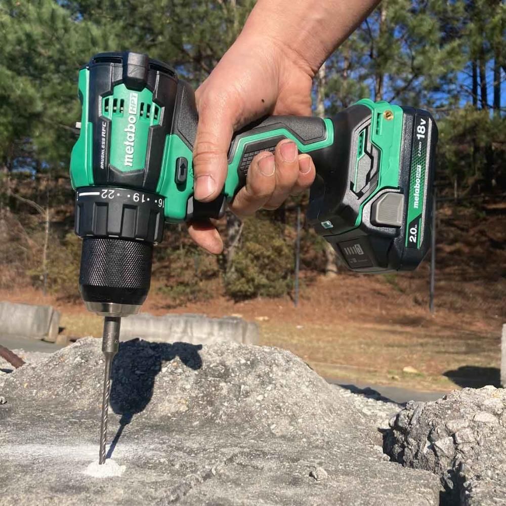 Metabo HPT 18V MultiVolt Cordless Brushless Hammer Drill Kit (2 x 2.0Ah), large image number 16