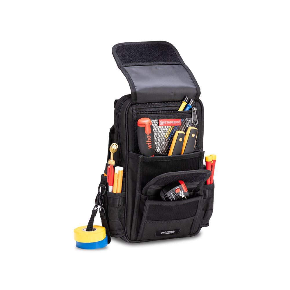 Veto Pro Pac Zippered Large Compact Meter Bag with Sling Strap, Black, large image number 8