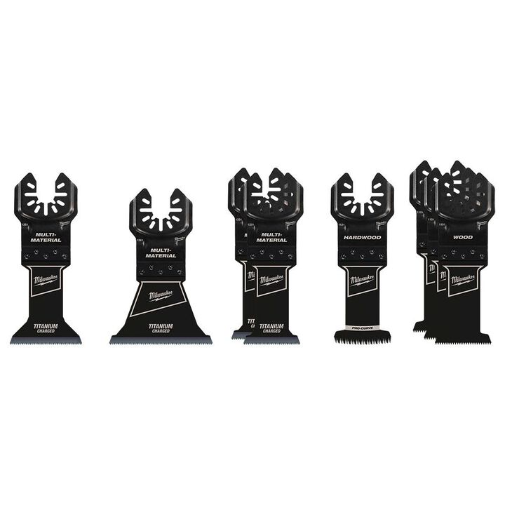 Milwaukee MILWAUKEE OPEN-LOK 8 Piece Multi-Tool Blade Set