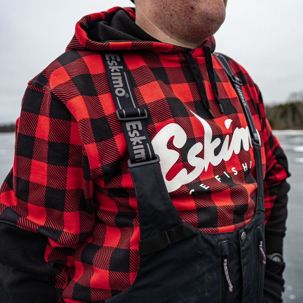 Eskimo Retro Buffalo Plaid Hoodie, Unisex, Plaid, Small, large image number 3