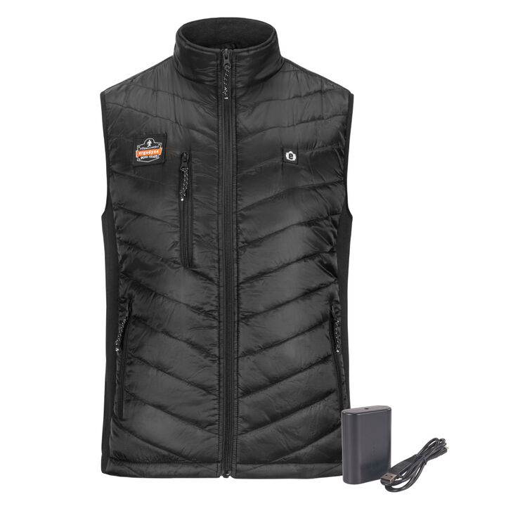 Ergodyne N-Ferno 6495 Rechargeable Heated Vest with Battery Black Medium, large image number 11