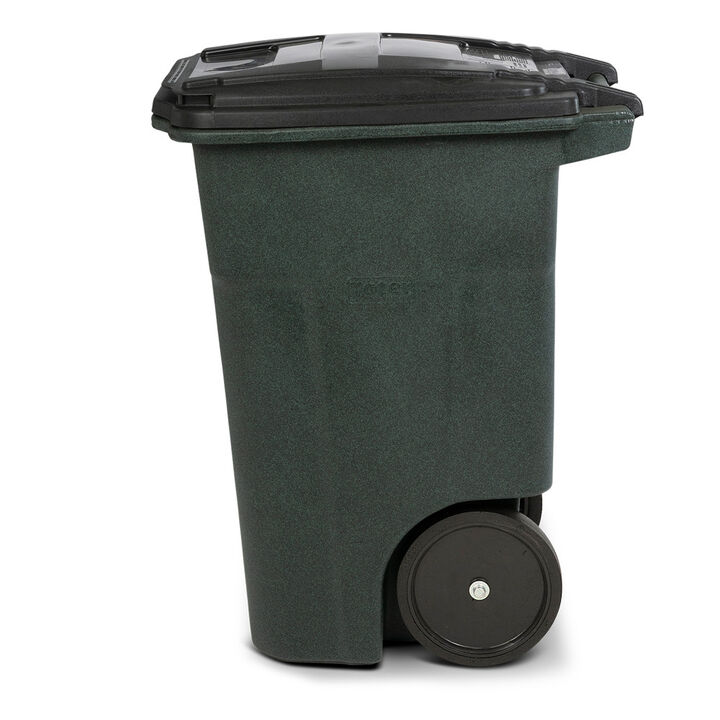Toter 48 Gallon Trash Can with Smooth Wheels and Lid, large image number 5