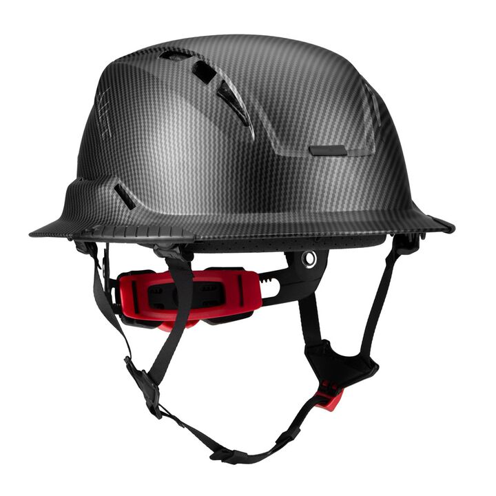 Lift Safety RADIX Type 2 Full Brim Hard Hat, Vented Carbon