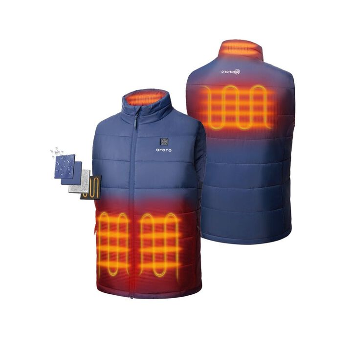 ORORO Mens Classic Heated Vest Kit, swatch