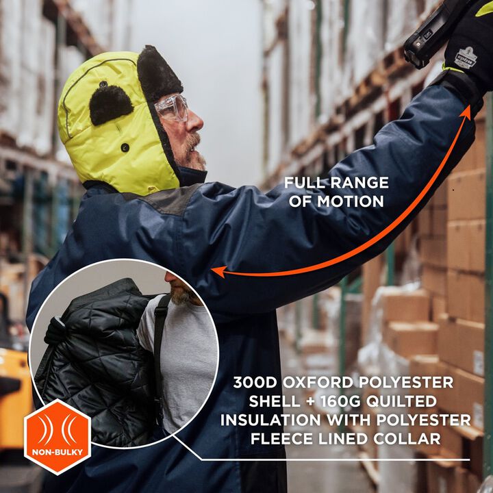 Ergodyne N-Ferno 6461 Insulated Freezer Jacket with Heat Reflective Lining M, large image number 4