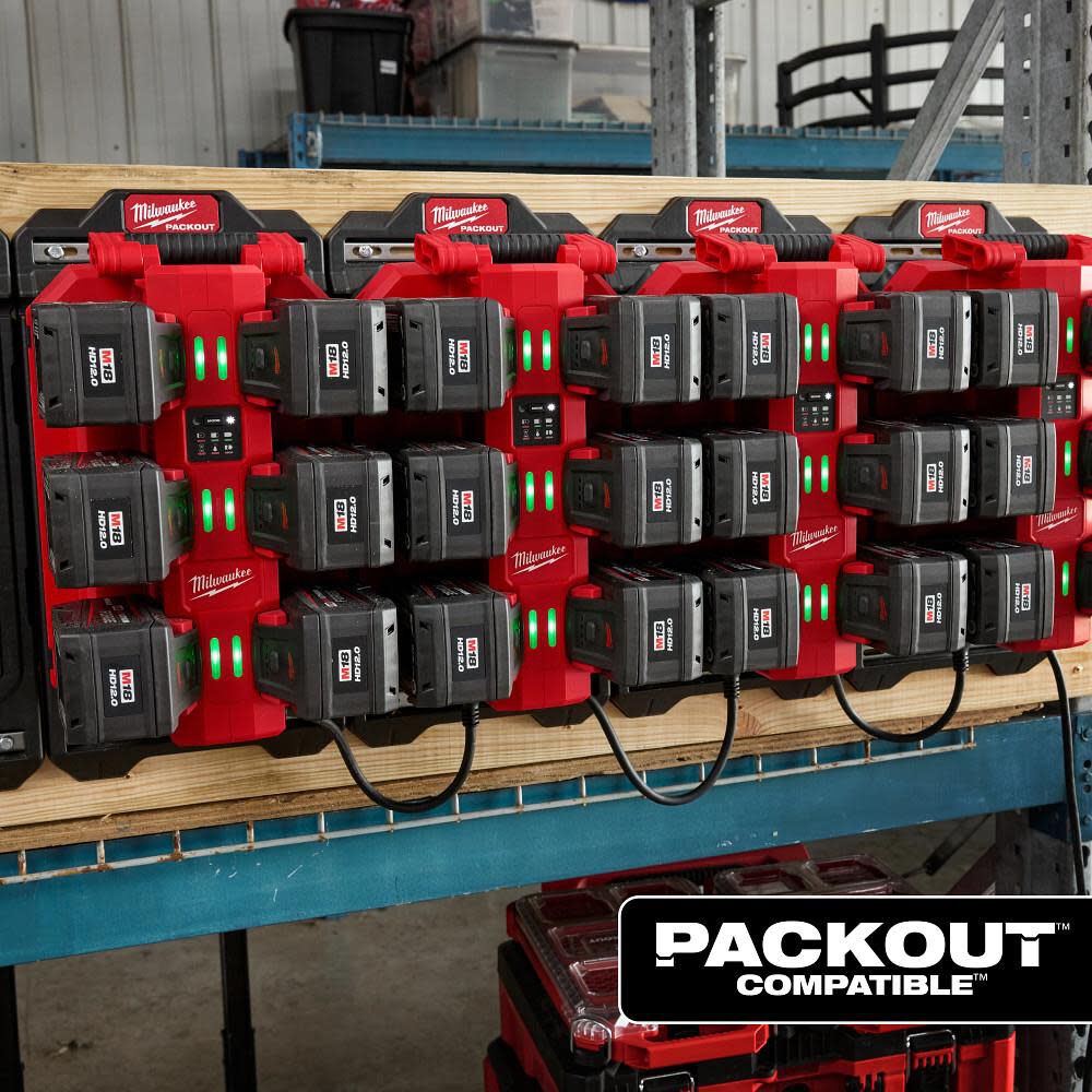 Milwaukee M18 Six Bay Daisy Chain Rapid Charger, large image number 10