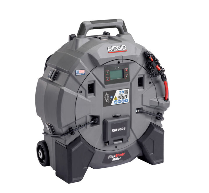 Ridgid KM-1004 FlexShaft Milling Machine 120V 60HZ 1-1/4 Inch - 4 Inch (Bare Tool)
