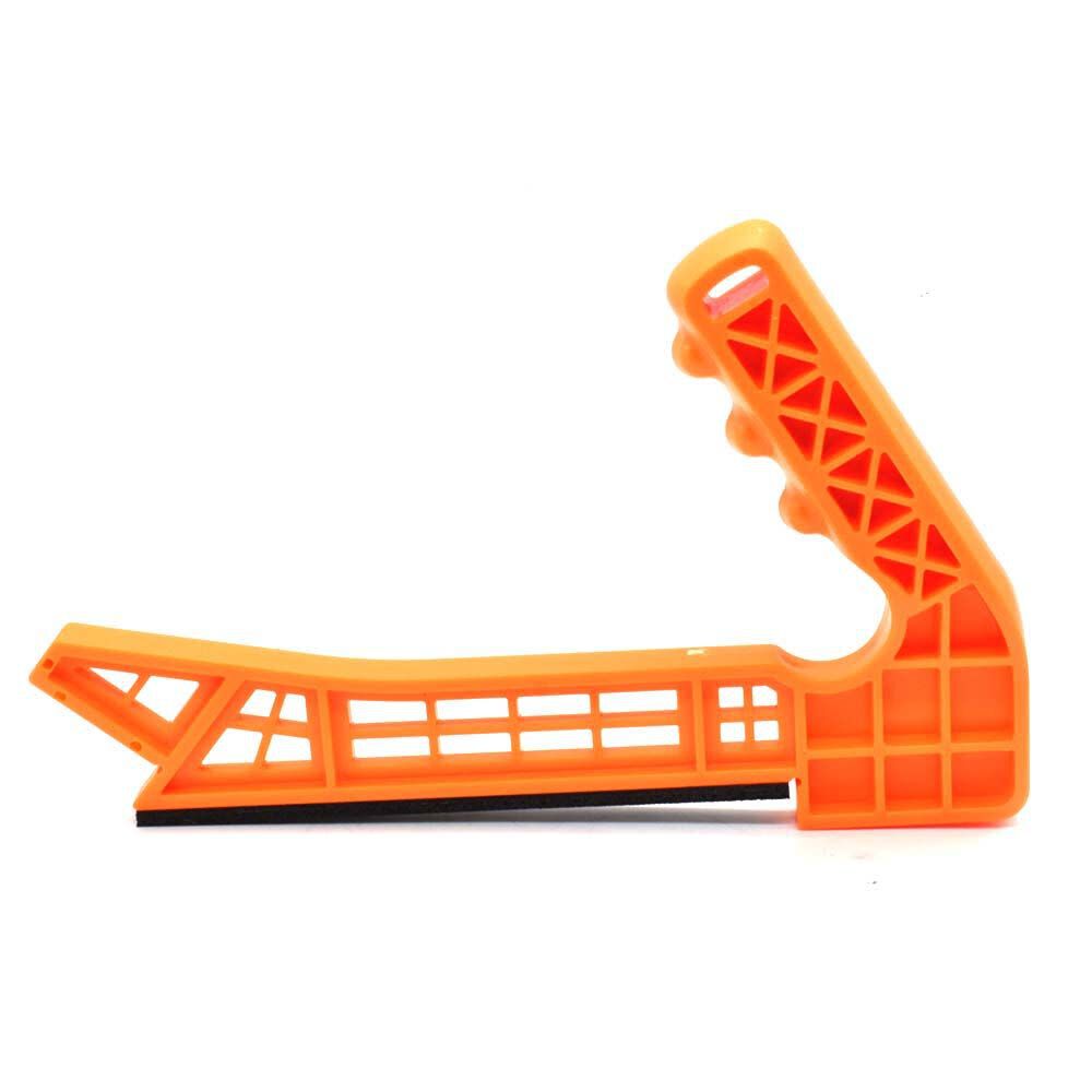 Big Horn Orange/Black ABS Deluxe L-Shaped Safety Handle - 2 Pair, large image number 3