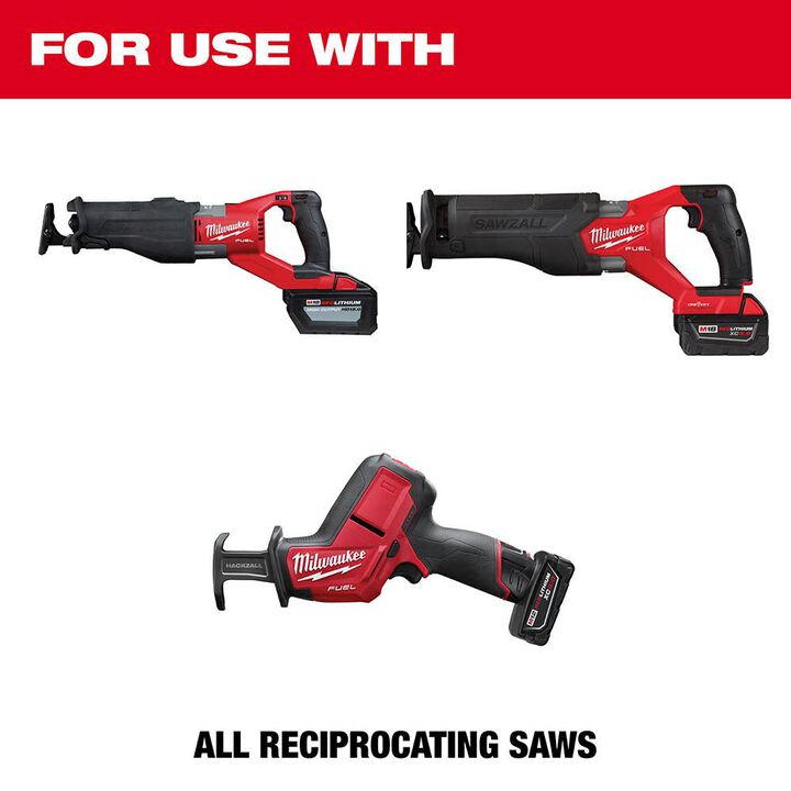 Milwaukee NITRUS CARBIDE WRECKER 9 Inch SAWZALL Blade Bundle, 10 Pieces, large image number 5