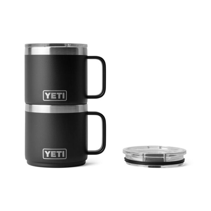 YETI Rambler 14 Oz Stackable Mug with Durasip Ceramic Lining Black, large image number 2