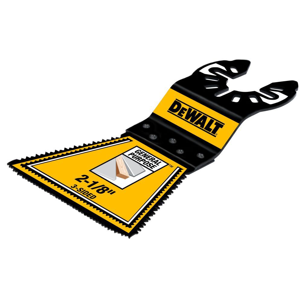 DEWALT Oscillating 2 1/8 Inch 3-Sided General Purpose Blade 3 Pack, large image number 5