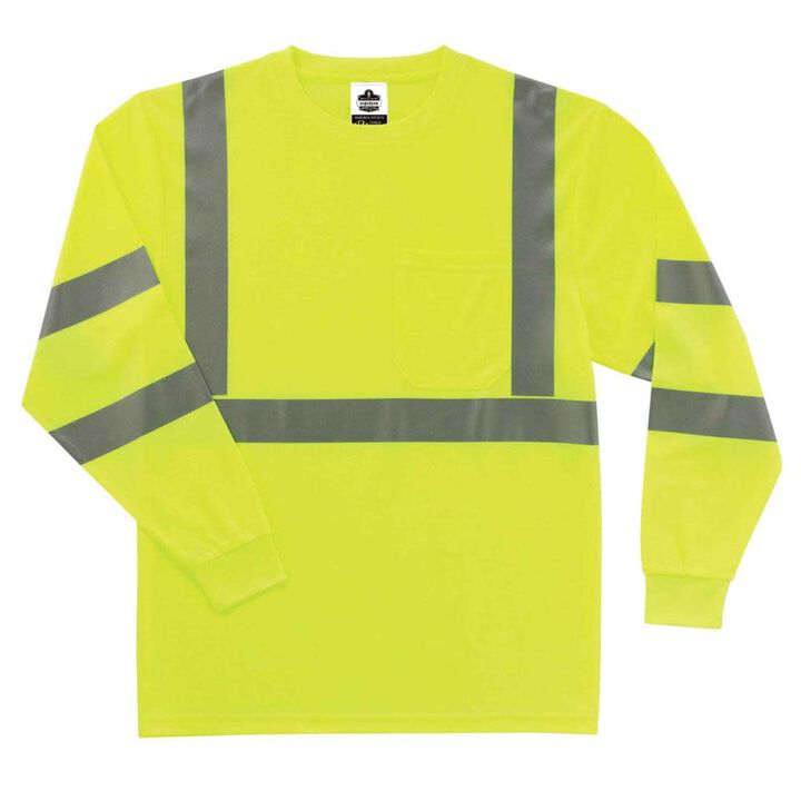 Ergodyne Glowear 8391 Type R Class 3 Long Sleeve T-Shirt - XL