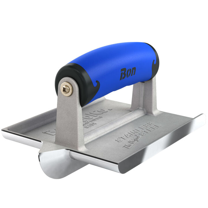 Bon Tool Bullet Groover Stainless Steel 6 Inch X 4 1/2 Inch Bit 1/2 Inch X 3/8 Inch with Comfort Grip Handle