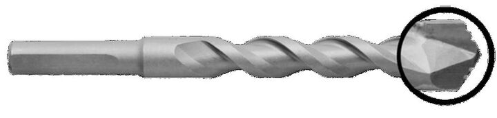 Relton 1/4 X 4 In. Groo-V Tip Multi-Purpose Masonry Bit