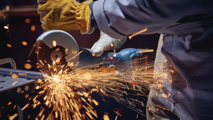 Bosch 18V X-LOCK Brushless 4-1/2 to 5 in Angle Grinder (Bare Tool), large image number 8