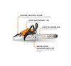 Stihl MS 182 C-BE PICCO Micro Mini 16 Inch Bar Gasoline Chainsaw, small image number 3