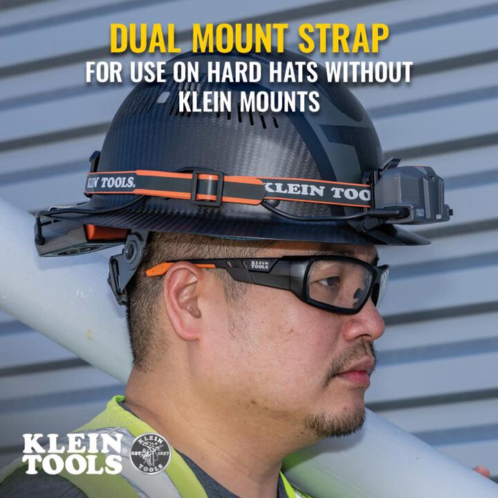 Klein Tools Vented Hard Hat, White and Turbo Fan Set, large image number 4
