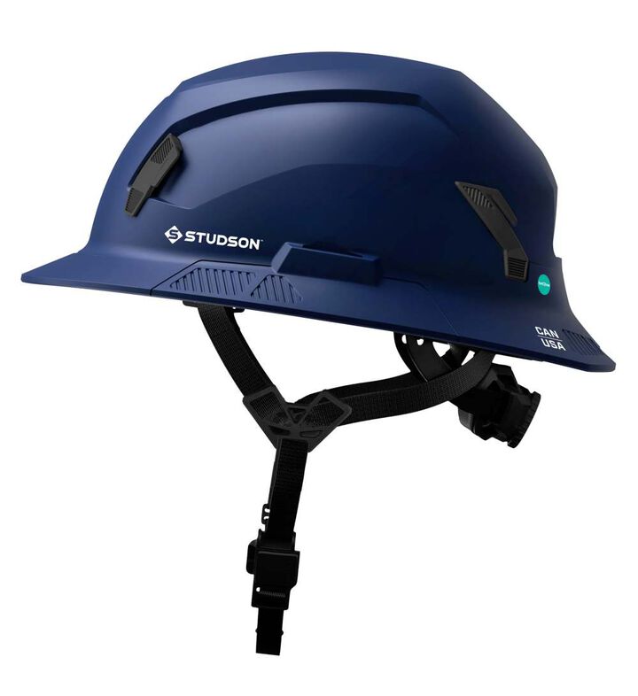 Studson Full Brim Non-Vented Safety Helmet Type 2 Class E Navy Blue North America Dual-Certification, large image number 2