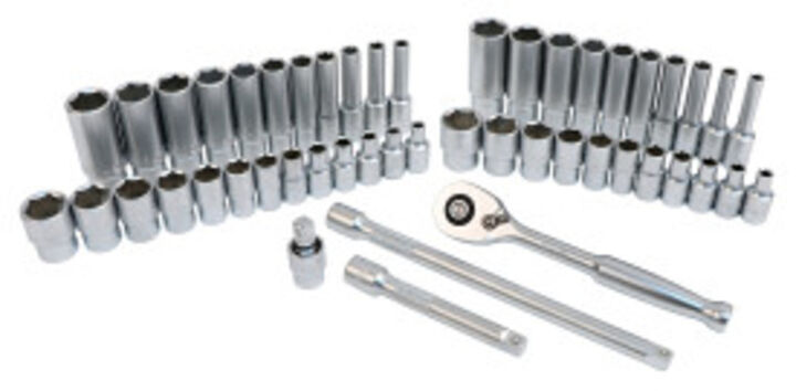Wiha 1/4 Drive MM and SAE Socket Set 49pc