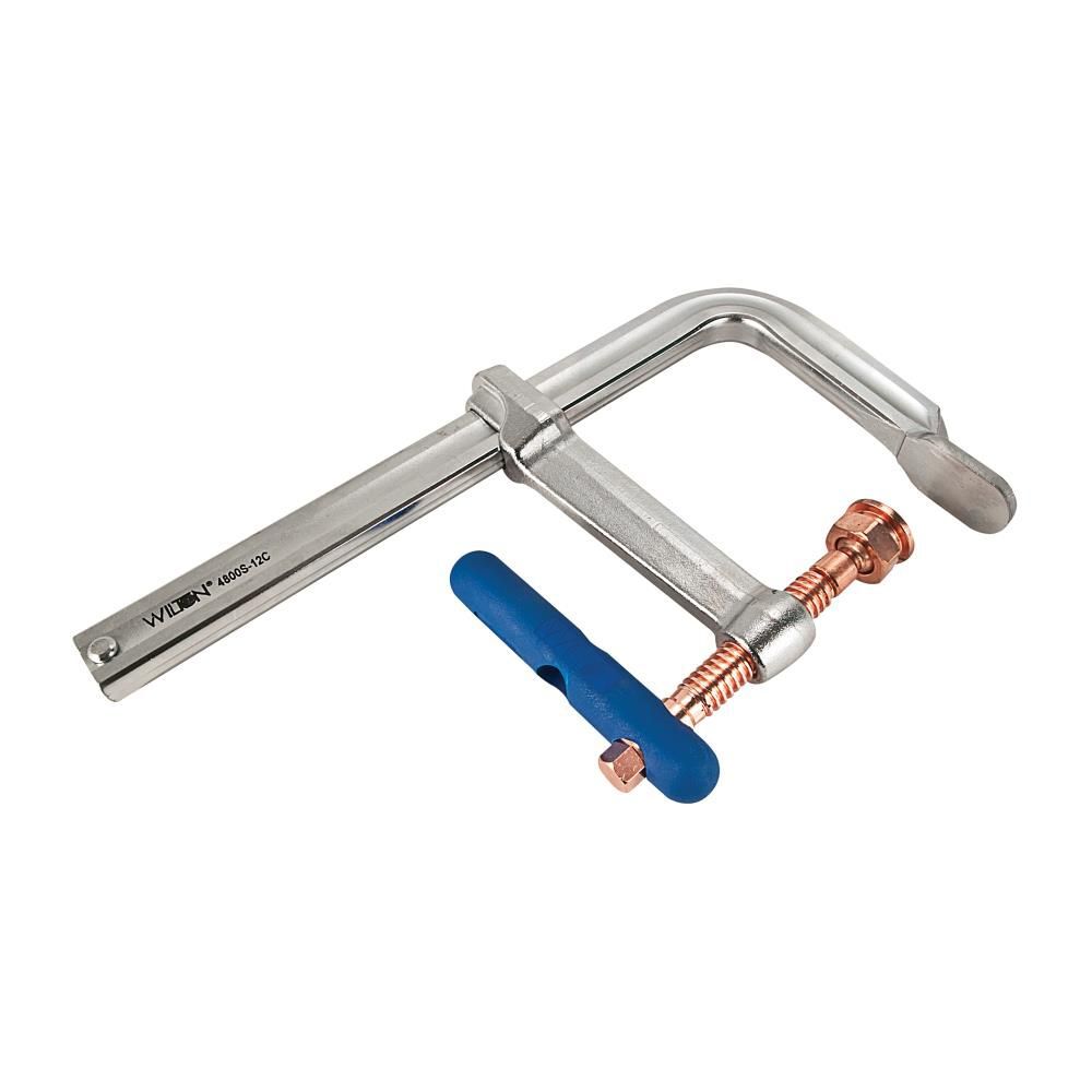 Wilton 12 In. Heavy Duty F-Clamp Copper, large image number 1