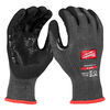 Milwaukee Cut Level 5 High Dexterity Nitrile Dipped Gloves with WEAR-DEFENSE Protection Extra Small, small image number 1