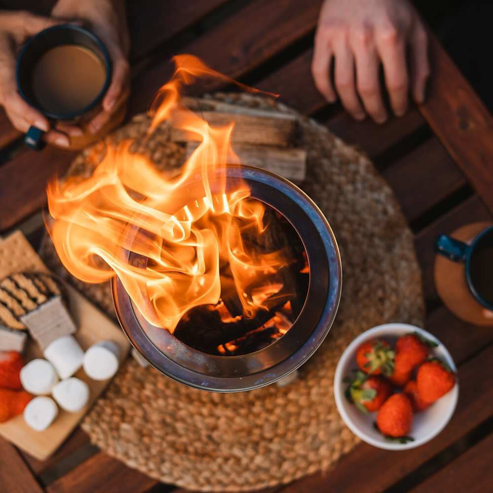 Solo Stove Mesa XL Tabletop Smokeless Fire Pit with Stand Stainless Steel, large image number 4