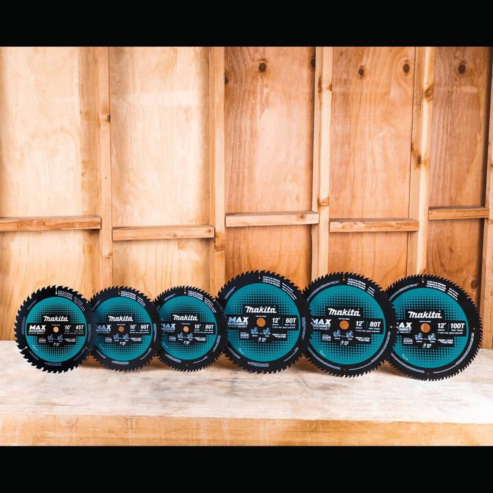 Makita 10in 45T Carbide-Tipped Max Efficiency Miter Saw Blade, large image number 5