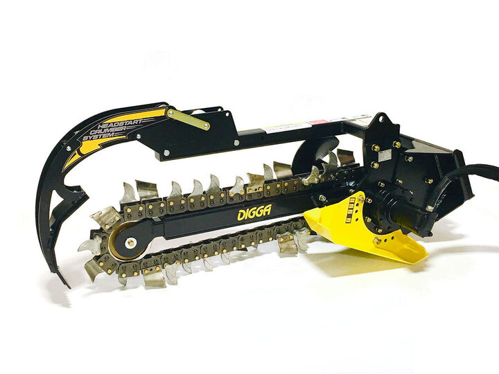 Digga North America Mini Loader Trencher - 4in Width 36in Depth Cut