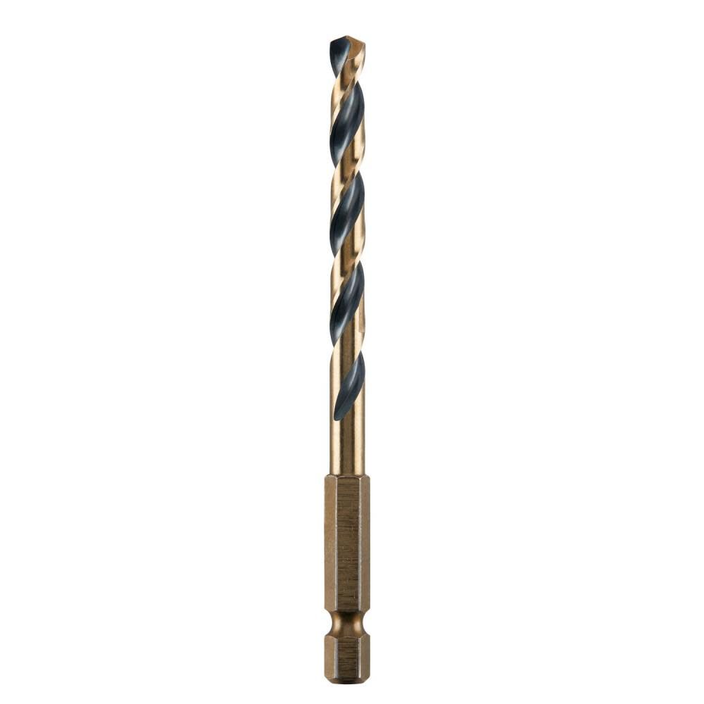 DEWALT 3/16in BLACK & GOLD Impact Ready METAL DRILL BIT, large image number 1