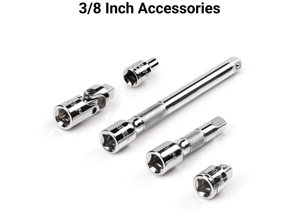 Tekton 3/8 Inch 6 Point Socket and Ratchet Set, 36 Pieces (1/4-1 Inch), large image number 5