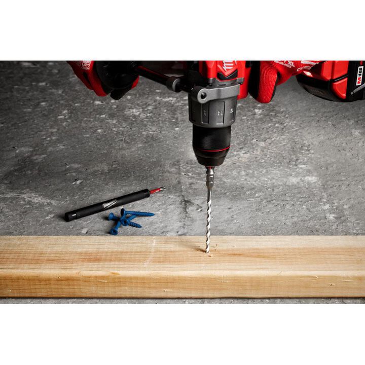 Milwaukee 3/16inch x 6inch SHOCKWAVE Carbide Multi Material Drill Bit for Concrete Screws, large image number 8