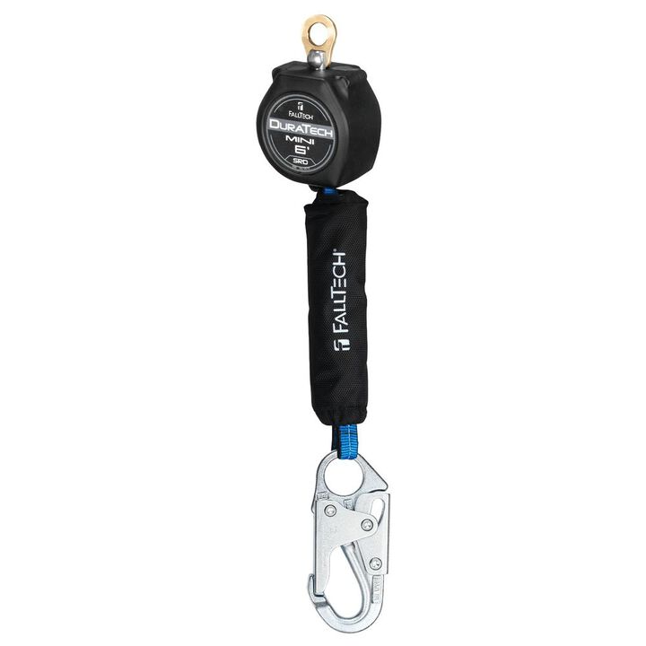 Falltech DuraTech 6' Single Leg Mini Personal SRL with Snap Hook
