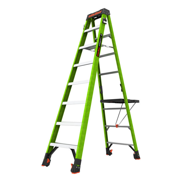 Little Giant Safety A-Force 300XP M8 ANSI Type IA 300 Lbs 8 Ft Pro-Grade Step Ladder