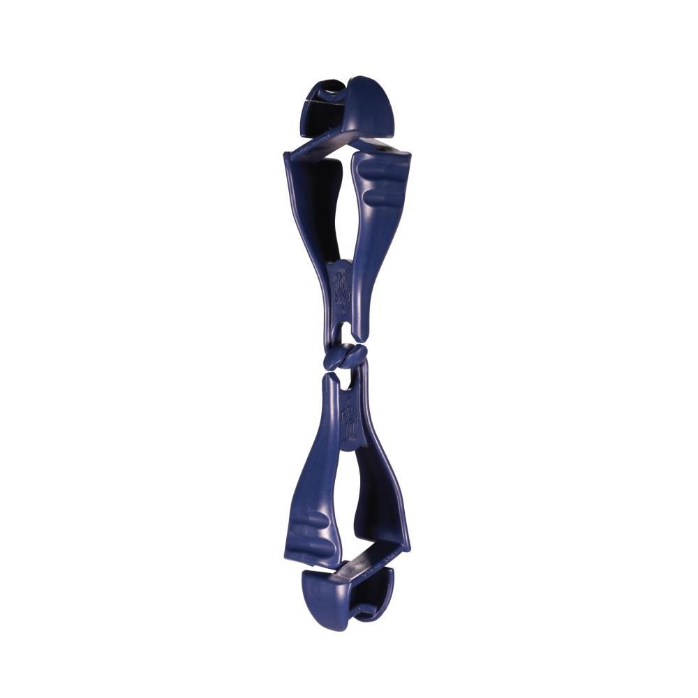 Ergodyne 3400MD  Deep Blue Metal Detectable Glove Clip - Dual Clip Mount, large image number 1