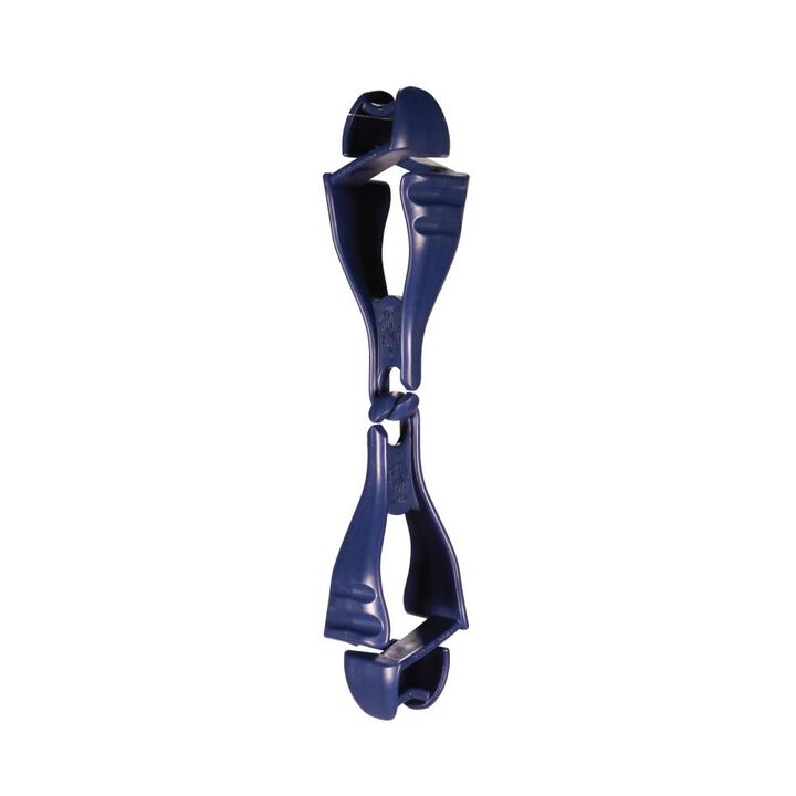 Ergodyne 3400MD  Deep Blue Metal Detectable Glove Clip - Dual Clip Mount, large image number 0