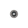 Pferd 6in Stringer Bead Knot Wheel - .020 SS Wire 5/8-11 Thread 40 Knots, small image number 2